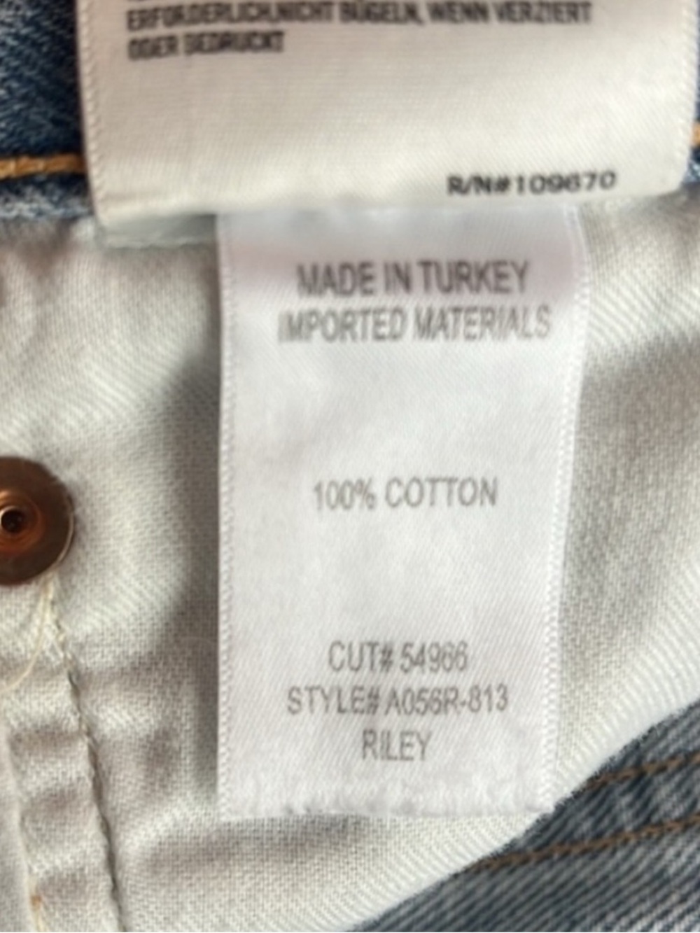 Agolde Riley Crop Jeans Size 26 - Picture 7 of 7